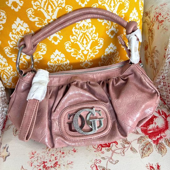 Pink Guess Hand Bag - Picture 1 of 7